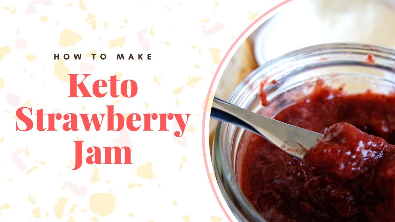How to Make Keto Strawberry Jam (3 ingredients only, no pectin)